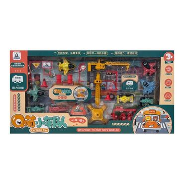 куплю детскую машинку: Игровой набор “Cartoon Car” — городской строительный комплекс с
