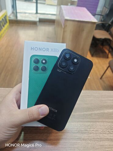 Honor: Honor X8b, 128 GB, rəng - Qara, Zəmanət, Barmaq izi, İki sim kartlı