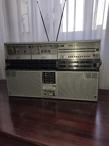 Другая аудиотехника: Sharp GF 9191, (фото 1-7)стильный винтажный магнитофон. Технически — 8