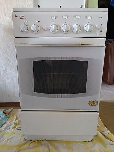 fire maple: Газовая печь, Gefest, Б/у, Напольная, цвет - Белый — 2