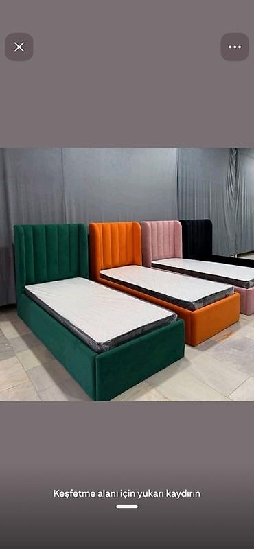 Çarpayılar: Yeni, Təknəfərlik çarpayı, Bazalı, Matras ilə, Siyirməsiz, Azərbaycan — 6