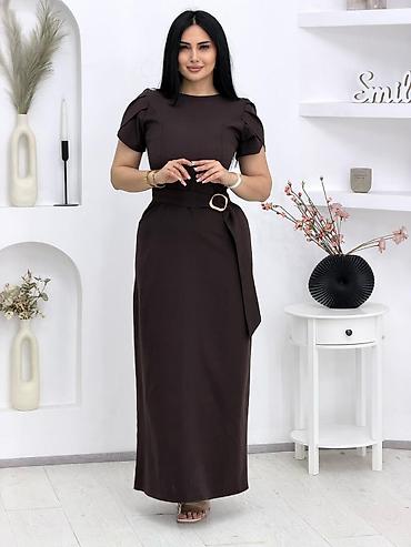 yun corablar: Qadın uzun don – kəmərli, qısa qol 36 dən 44 ölçüyə kimi - Model — 5