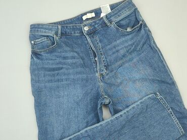 jeansy z wysokim stanem wrangler: Jeans, H&M, 2XL (EU 44), condition - Good