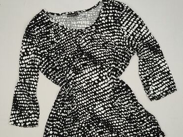 bluzki czarne plus size: Laura Torelli, Women's blouse, size M