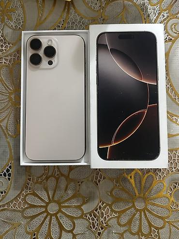 iphone 6s: IPhone 16 Pro Max, Б/у, 256 ГБ, Desert Titanium, Коробка, 92 % — 2