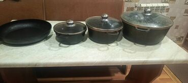 Tava-qazan dəstləri: Qazan, rəng - Boz, Alpina, Azərbaycan — 10