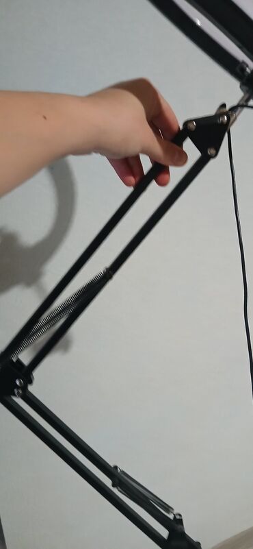 İşıqlandırma: LED halqa işıq + masa qısqacı və tənzimlənən qol - 26–30 sm diametrli — 2