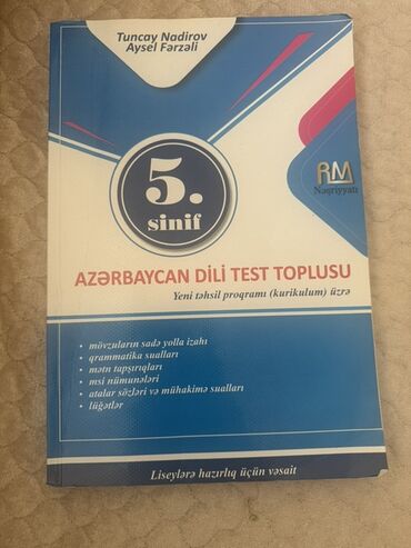 3 cü sinif azərbaycan dili iş dəftəri pdf: 5-ci sinif şagirdləri üçün nəzərdə tutulmuş "Azərbaycan Dili Test