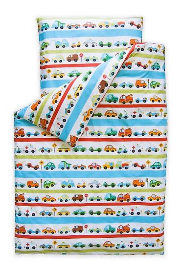 bed: Posteljina 140x100 cm Cars And Stripes Opis: - Dečji set posteljine — 1