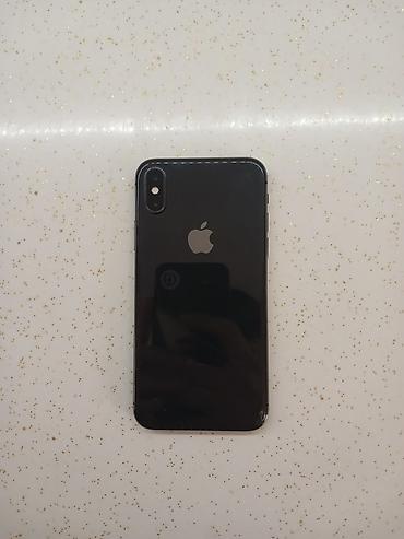 iphonr x: IPhone X, 64 GB, Qara, Face ID — 1