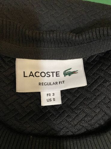 черный свитшот: 100% Оригинальный Свитшот Lacoste. - Regular fit - 40% cotton - 60%