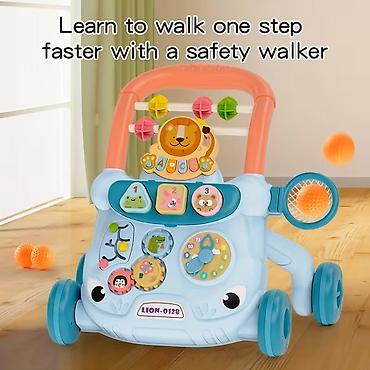 Guralice za bebe: Guralica za bebe Lav NOVO - ROZE ili PLAVA Guralica hodalica za bebe — 8