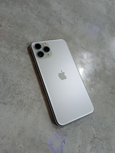 айфон 6 64: IPhone 11 Pro, Колдонулган, 256 ГБ, Ак, Заряддоочу түзүлүш, Коргоочу айнек, Куту, 82 %