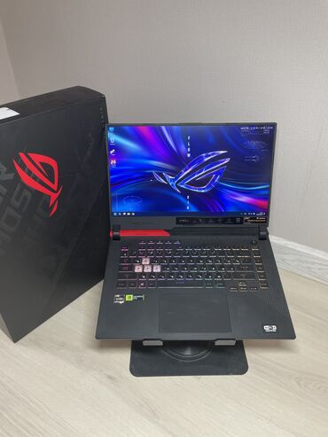 ноутбук asus rog: Ноутбук, Asus, 16 ГБ ОЭТ, AMD Ryzen 9, 15.6 ", Колдонулган, Жумуш, окуу үчүн, эс тутум SSD