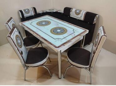 Divan və masa dəstləri: 🇹🇷Türk istehsalı Möhtəşəm ✨✨ Kuxna üçün stol stul dəsti 2 stul 1 — 5