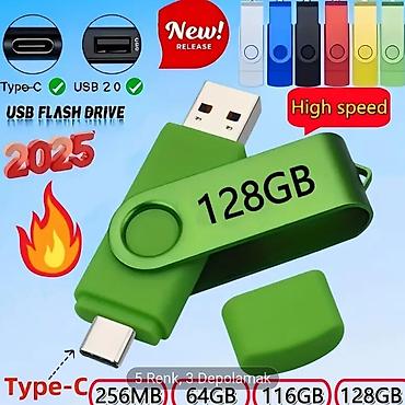 256 gb ssd: Flash kart 128 GB, USB port, Yeni — 3
