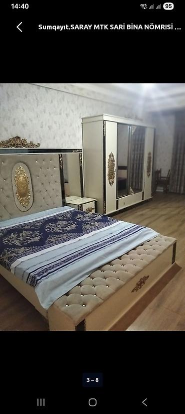 ofis icarəsi: Sumqayıt, Saray MTK – geniş və tam mebellə təmin olunmuş 2 otaqlı — 2