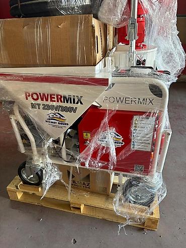 Штукатурная станция POWERMIX MT 230V/380V - Профессиональная машина