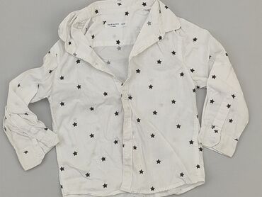 wólczanka koszule wyprzedaż: Shirt 1.5-2 years, condition - Very good, pattern - Stars, color - White