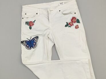 biała spódnice jeansowe zalando: Jeans, M (EU 38), condition - Good