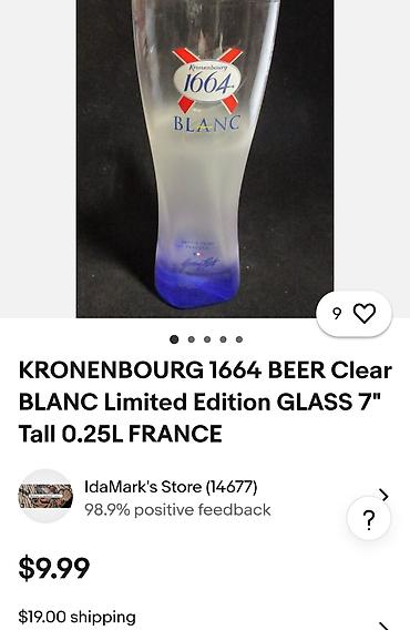 Čaše: Case vintaz za pivo Kronenberg. Case za pivo,perfektne,sve na njima — 2
