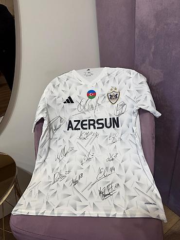 Kişi geyimləri: Futbolka, Adidas, L, rəng - Ağ — 1