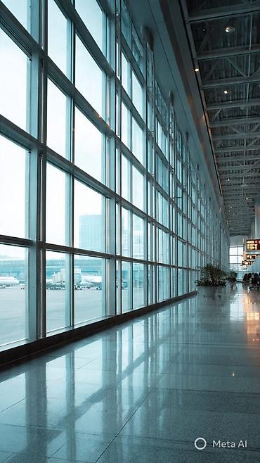 Другие окна на заказ: Многосекционное окно с рамами из темного материала, вероятно, алюминия — 15