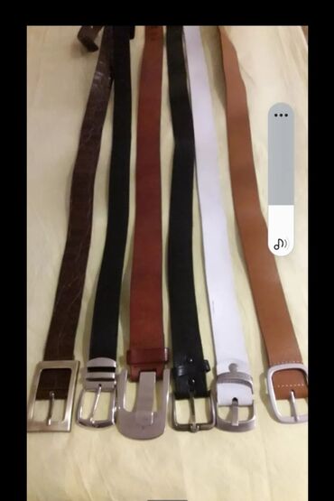 Ремни и пояса: Ремень, Другой бренд, Материал: Натуральная кожа, Мужские, Б/у — 18