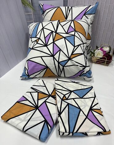 Комплекты постельного белья: Постельное бельё 100% хлопок, постельное бельё, наволочки, подушки at lalafo.kg — 3 Комплекты постельного белья: Постельное бельё 100% хлопок, постельное бельё, наволочки, подушки — 3