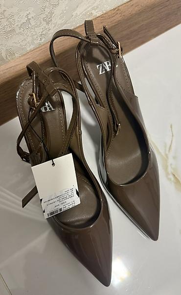 Tuflilər: Tuflilər, Zara, Ölçü: 38, rəng - Qəhvəyi, Yeni — 1