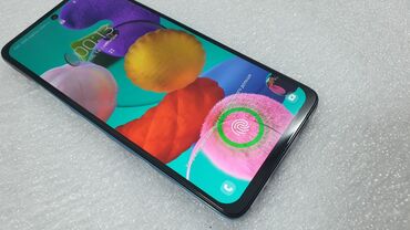 honor 20pro: Samsung Galaxy A51, Б/у, 64 ГБ, цвет - Голубой, 2 SIM