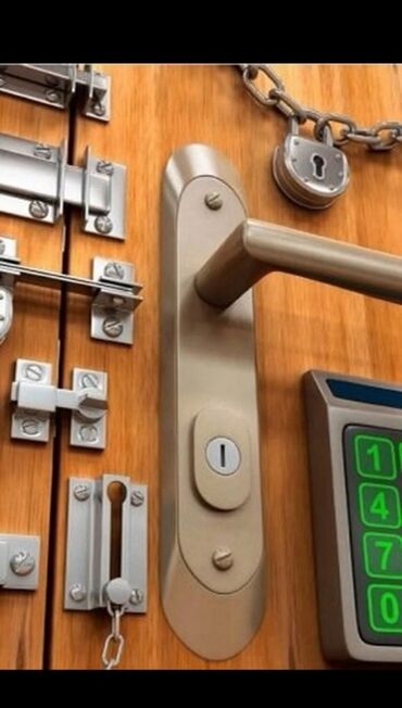 замена входных замков: Эшик, Кулпу, Фурнитура: Оңдоо, Реставрация, Алмаштыруу, Баруу акысыз