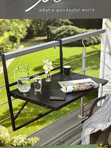 Baštenski nameštaj: Belavi balkon sto sa sušilicom za veš - Multifunkcionalni sklopivi — 2