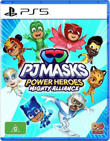 Колонки, гарнитуры и микрофоны: Оригинальный диск !!! PJ Masks Power Heroes: Mighty Alliance