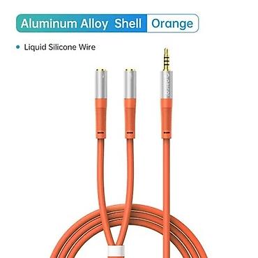 🔥 ORICO AXRF-30-OR-BP 3M AUX Audio Cable – Yüksək Keyfiyyətli Səs və