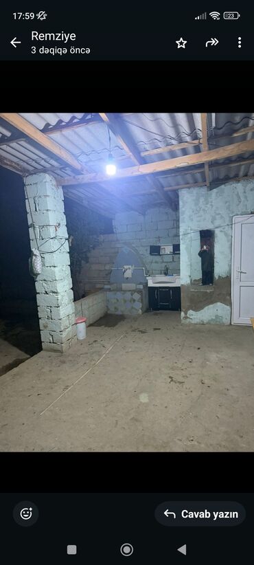 bine atciliqda kiraye evler: KİRAYƏYƏ VERİLİR: Həyətli evdə ayrıca mətbəx - Geniş, işıqlı mətbəx