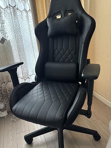 Ofis mebeli: LEGEND brendinin oyun/ofis kreslosu - Rəng: tam qara - Material — 2