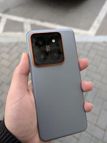 black shark 3pro: Xiaomi 14 Pro, 1 TB, rəng - Boz, 
 Barmaq izi, Simsiz şarj, İki sim kartlı — 2