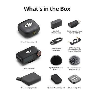 Петличные микрофоны: DJI Mic 3 — профессиональная беспроводная микрофонная система для — 12
