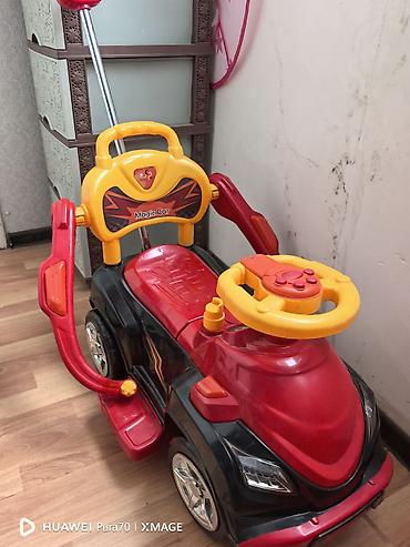 Uşaq üçün elektrik maşınları: Uşaq gəzdirici maşın – “Magic Car” - Rəng: qırmızı/qara, sarı — 1