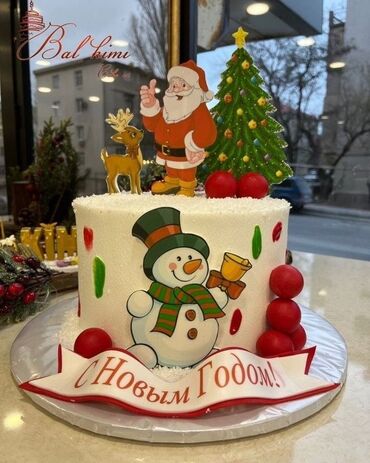 Tortlar: Yeni İl temalı tortlar 🎂 Evdə bişən, yumşaq və qatqısız tortlar — 7