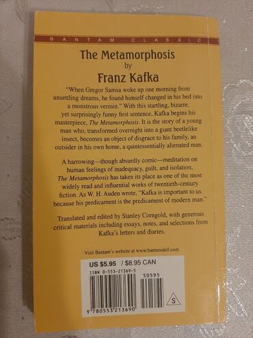 ədəbiyyat hədəf pdf in Azərbaycan | KITABLAR, JURNALLAR, CD, DVD: English book The Metamorphosis by Franz Kafka. İngilis dili bədii