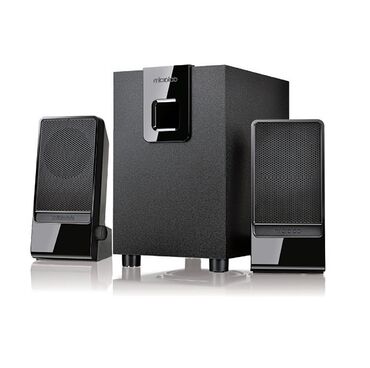 Видеокарты: Microlab Subwoofer M-100 MKII 2.1 BLACK 10W (5W+2.5W*2) &gt;45dB