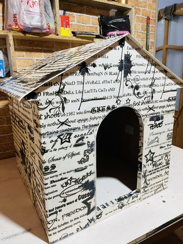 Yuvalar: İstənilən növ it evlərinin sifarişi qəbul olunur.Materiallar taxtadan — 25