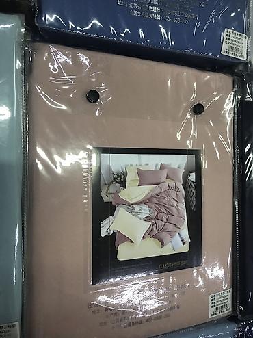 bed sheets: День ночь комплекты полуторки 1300сом, белый комплект постельного — 10