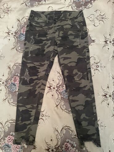 Qadın şalvarları: Şalvar, Bershka, S, rəng - Ağ — 4