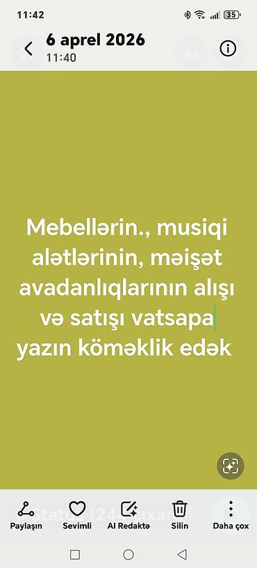 ucuz manej: Yalnız vatsapa əlaqə saxlayın zəhmət olmasa — 1