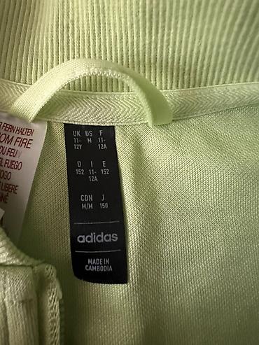 adidas ev geyimleri instagram: Adidas idman dəsti – ceket və şalvar - Rənglər: açıq yaşıl ceket — 5