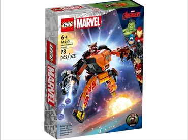 lego danija: Lego 76243 Super HeroesБроня Ракеты 🚀 🦝, рекомендованный возраст