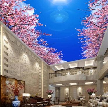 Натяжной потолок: Натяжной потолок Глянцевое, Матовое, 3D потолки Бесплатный замер, Гарантия, Бесплатная консультация — 8